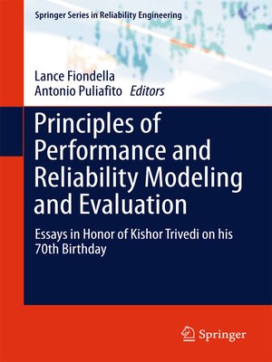 cover image of Principles of Performance and Reliability Modeling and Evaluation